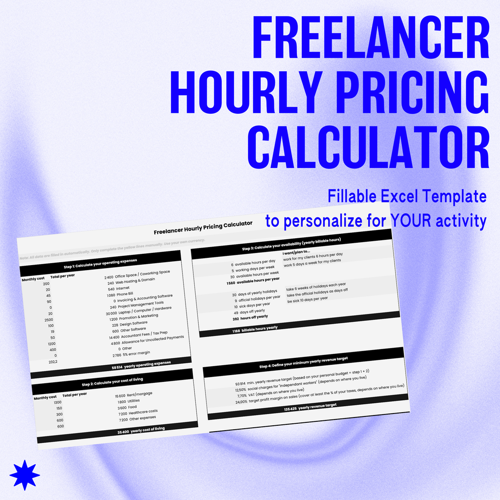 Freelance Hourly Pricing Calculator